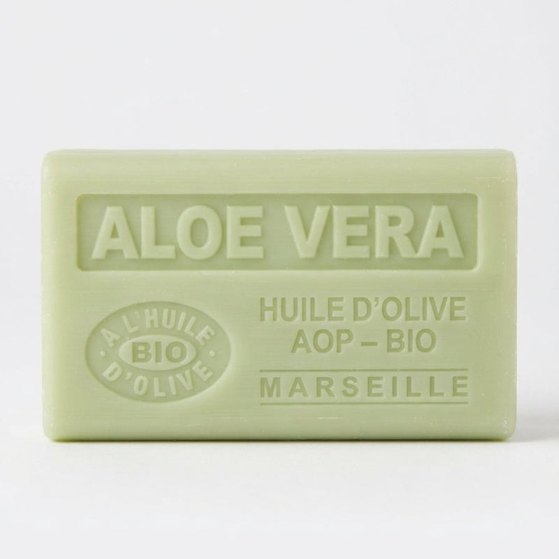 Savon Aloé Vera à l'Huile d'Olive AOP BIO (125g)