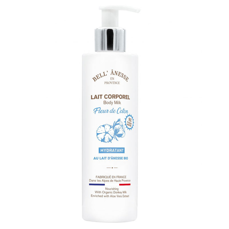 Lait Corporel Fleur de Coton au Lait d'Ânesse BIO