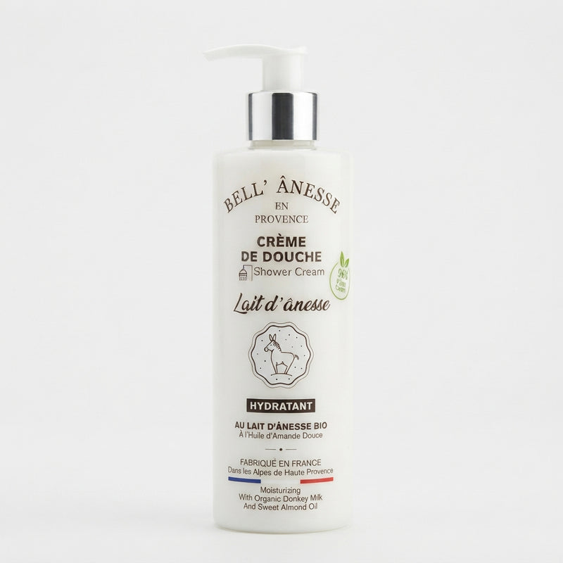 Crème de Douche Hydratante au Lait d'Ânesse BIO