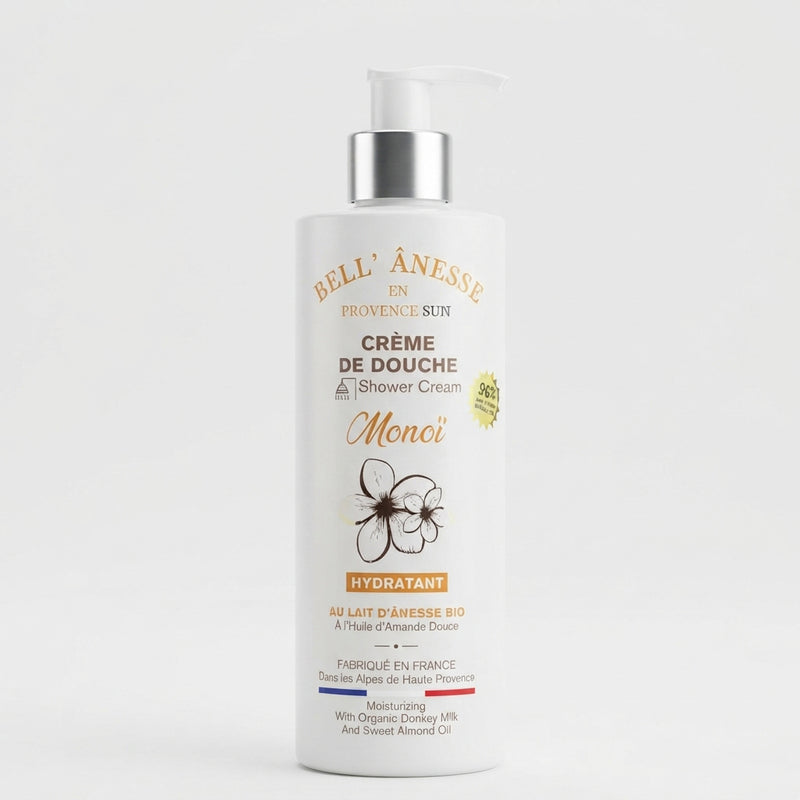 Crème de Douche Monoï au Lait d'Ânesse BIO