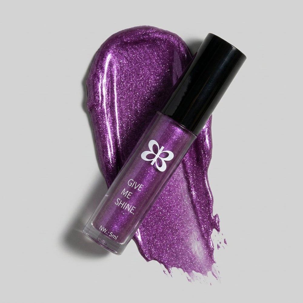 Give Me Shine - Eyeliner Coloré Pailleté – couleur Addict Purple