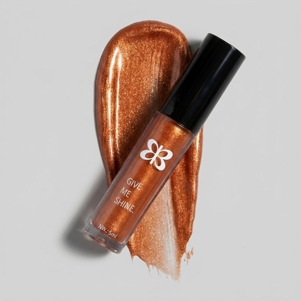 Give Me Shine - Eyeliner Coloré Pailleté – couleur Melting Caramel