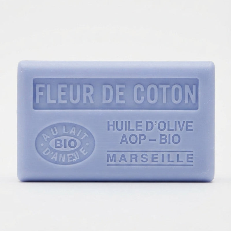 Savon Fleur de Coton à l'Huile d'Olive AOP BIO (125g)