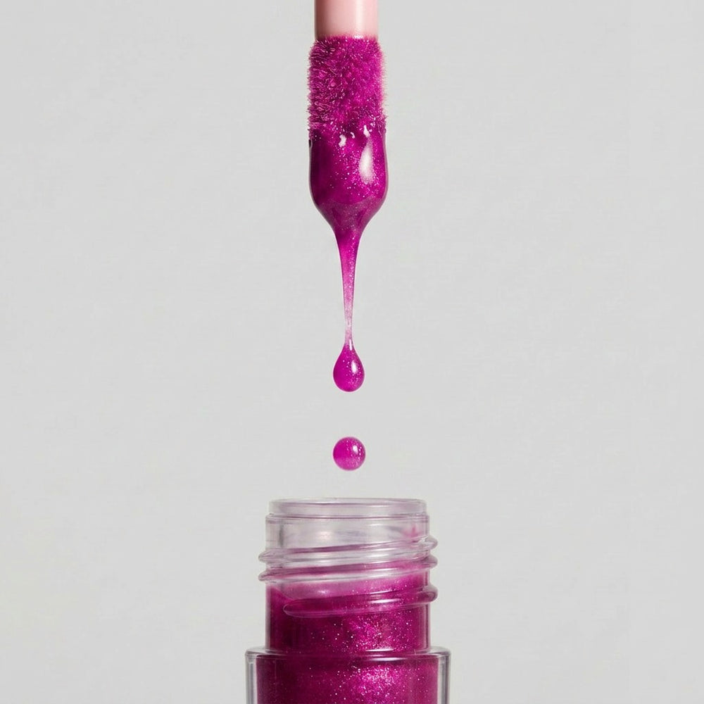 Encre à Lèvres Métallique – couleur Rose Éclat