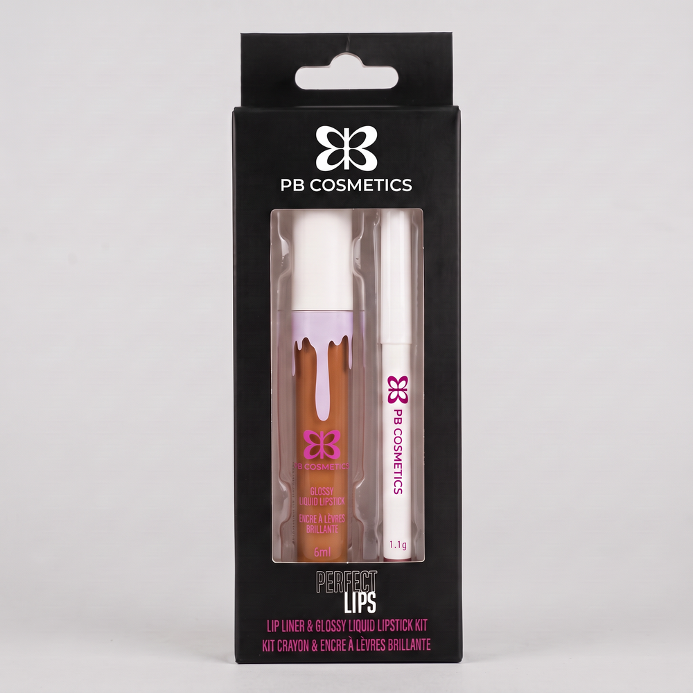 Perfect Lips - Pack Gloss & Crayon à Lèvres – composition Sienna Glow