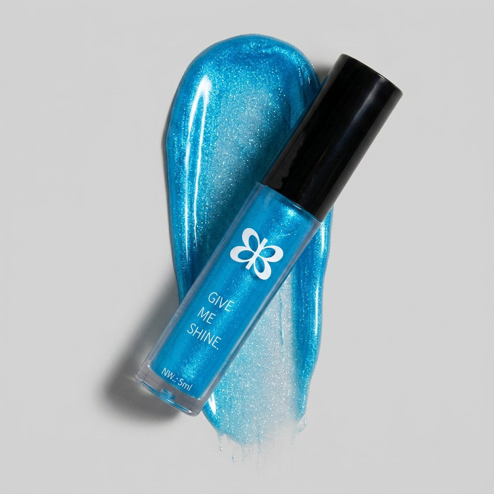 Give Me Shine - Eyeliner Coloré Pailleté – couleur Blue Lagoon