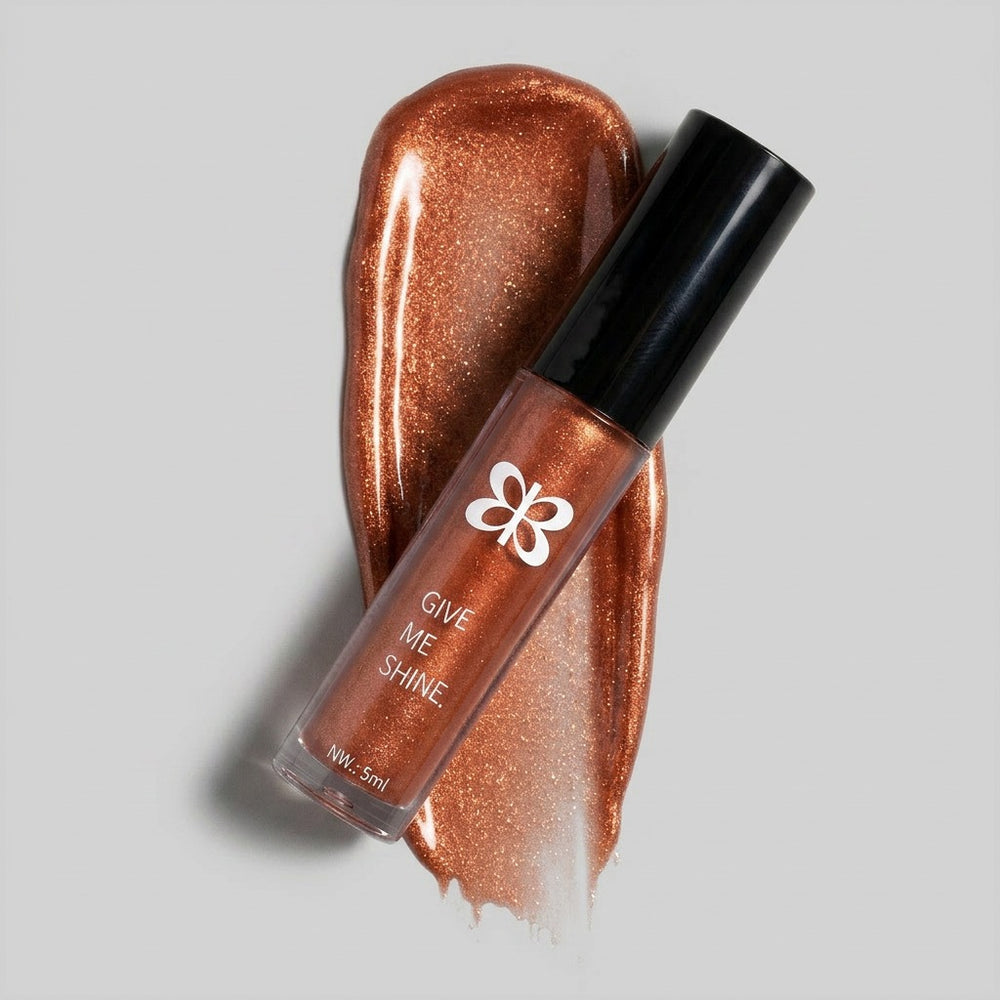 Give Me Shine - Eyeliner Coloré Pailleté – couleur Crunchy Hazelnut