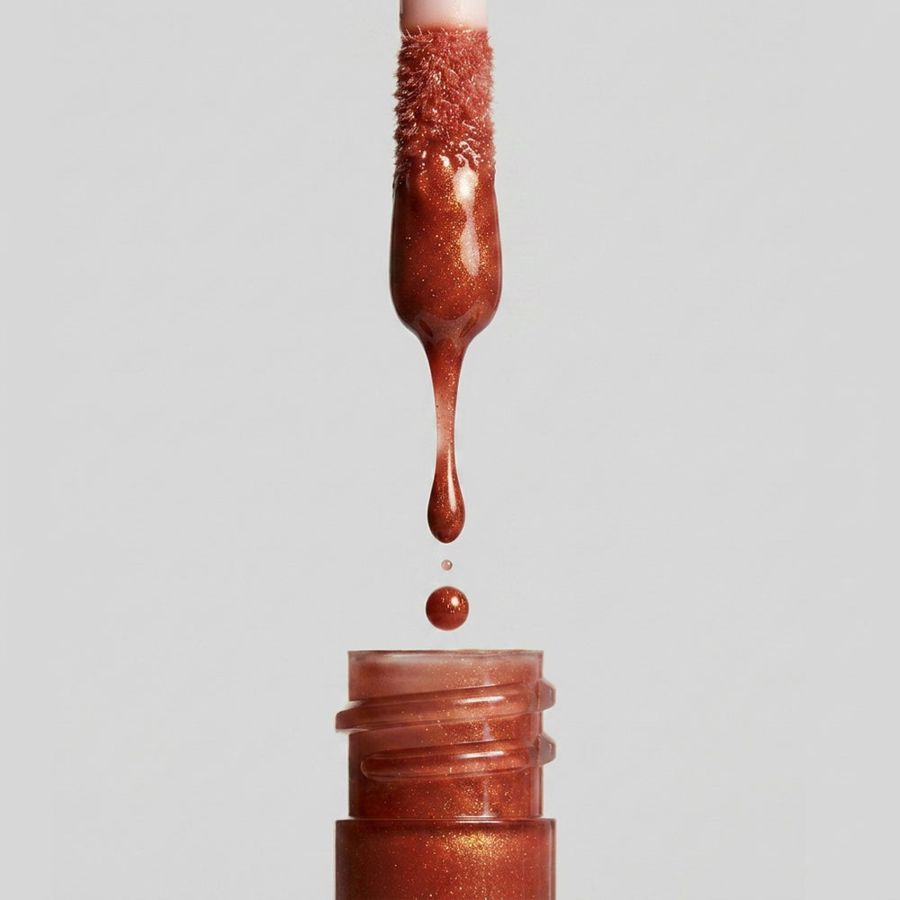Encre à Lèvres Métallique – couleur Cuivre Incandescent