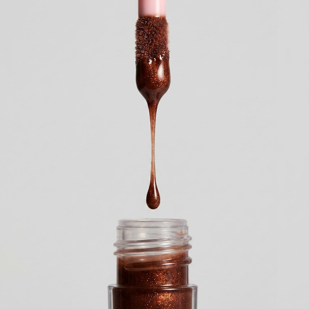 Encre à Lèvres Métallique – couleur Brownie