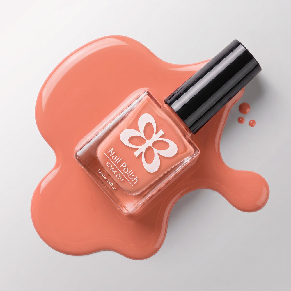 Vernis à Ongles HD – couleur Pétale de Rose Scintillant