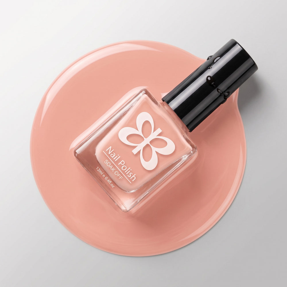 Vernis à Ongles HD – couleur Rose Clair Scintillant