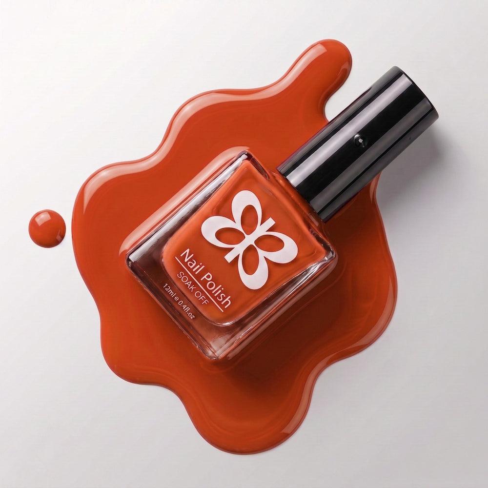 Vernis à Ongles HD – couleur Orange Sobriété